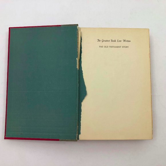 The Greatest Book Ever Written Fulton Oursler 1951 HC BCE Old Testament Story - Picture 3 of 9